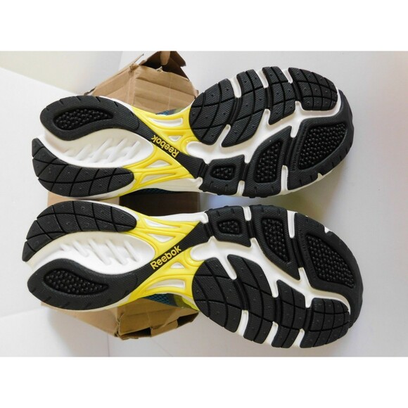 Reebok One Taikan Racer Running Sneakers Women's sz 9.5 M Black Blue Silver - Picture 4 of 4